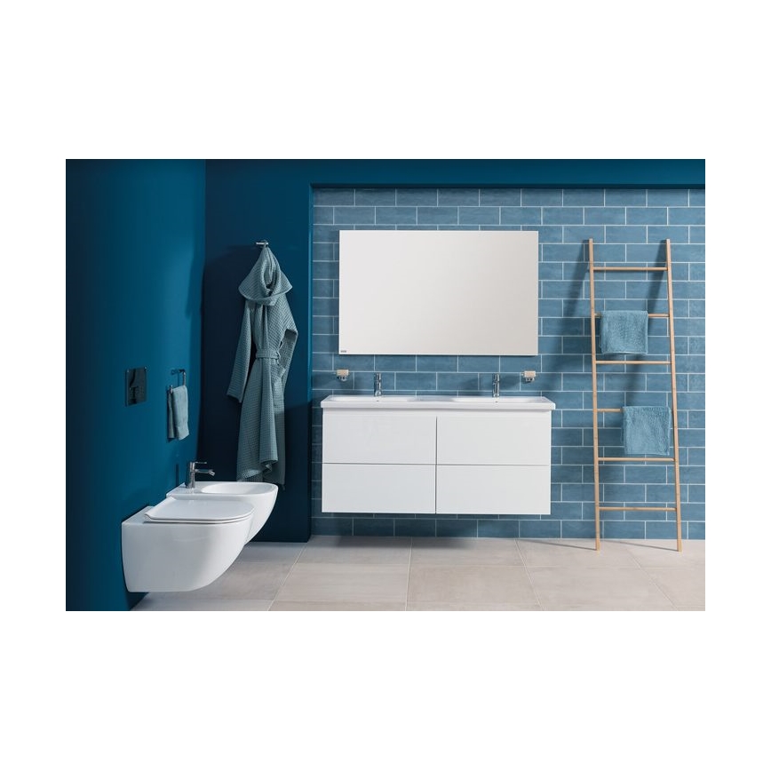 JIKA H8667140000001 - Vägghängd WC-stol MIO, keramik/vit + Toalettsits MIO SoftClose, duroplast/vit