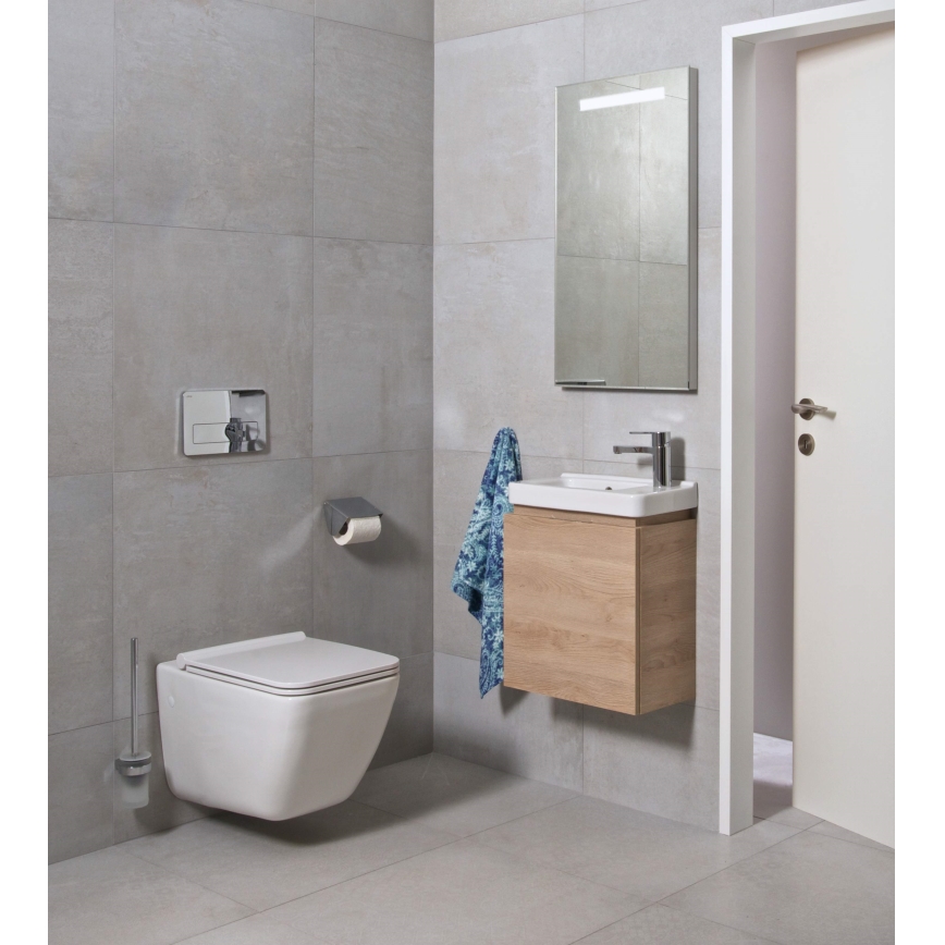JIKA H8669540000001 - Vägghängd toalett PURE keramik/vit + toalettsits SoftClose PURE duroplast/vit