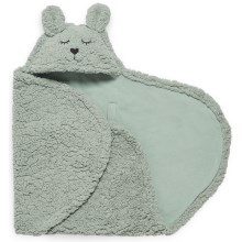 Jollein - Inlindningsfilt fleece Bunny 100x105 cm Ash Green