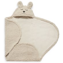 Jollein - Inlindningsfilt fleece Bunny 100x105 cm Nougat