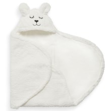 Jollein - Inlindningsfilt fleece Bunny 100x105 cm Off White