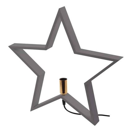 Juldekoration 1xE14/230V grå