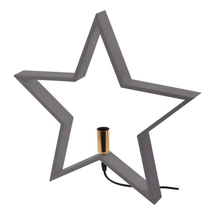 Juldekoration 1xE14/230V grå