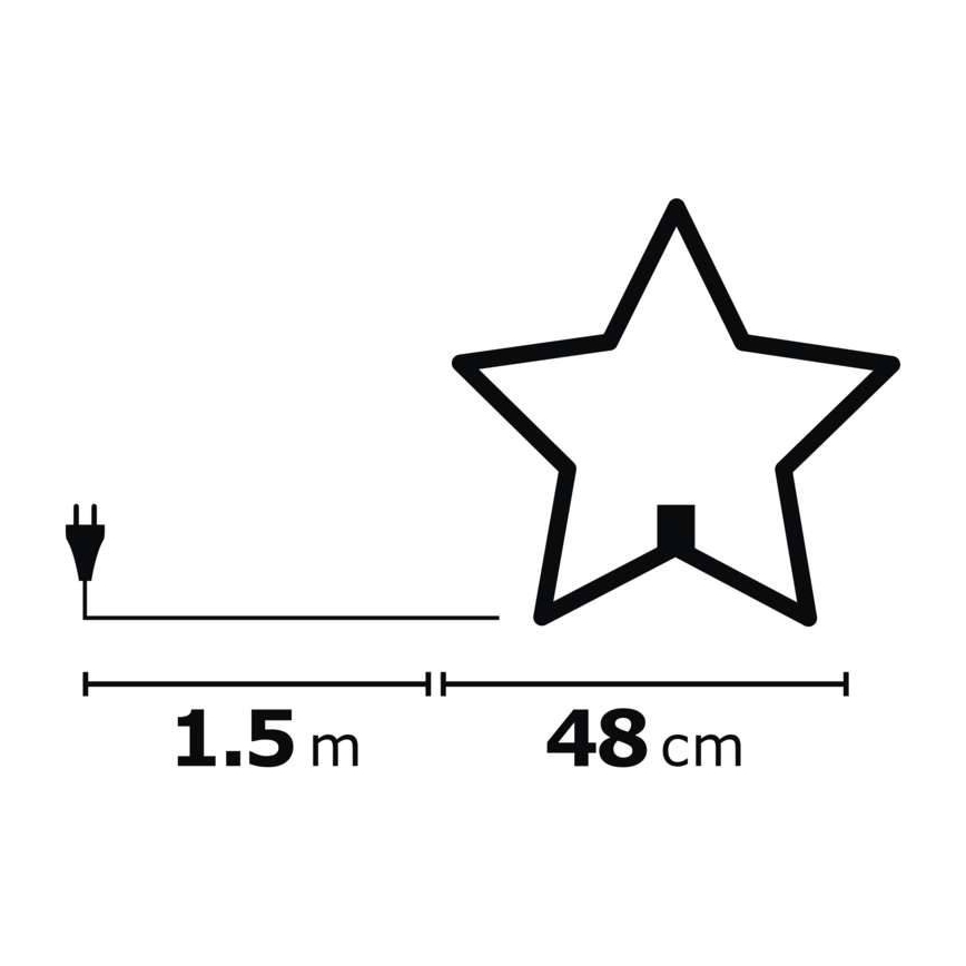 Juldekoration 1xE14/230V grå