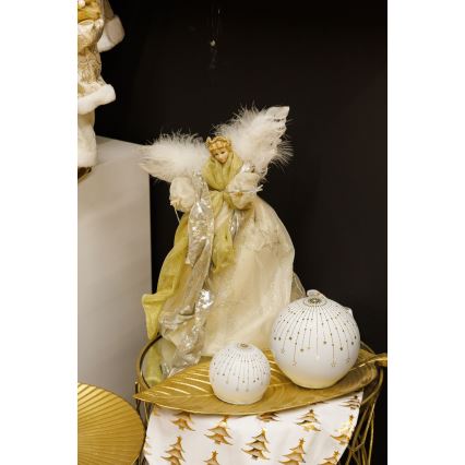 Juldekoration 41 cm ängel guld