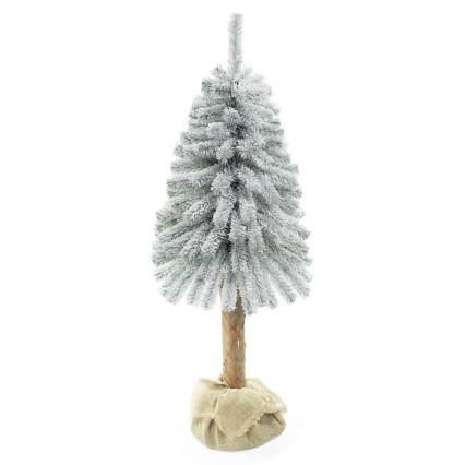 Julgran på en stam NATURAL WITH SNOW 150 cm gran