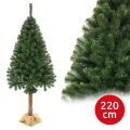 Julgran på stam 220 cm ädelgran