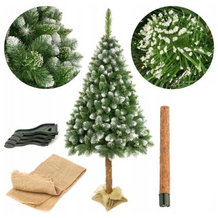 Julgran på stubbe 220 cm tall