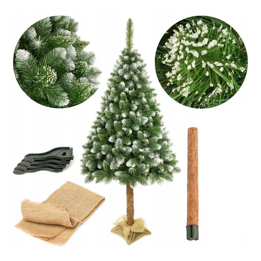 Julgran på stubbe 220 cm tall