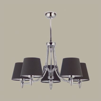 Jupiter 1255 - GX 5 - Ljuskrona med stång GALAXY 5xE27/60W/230V