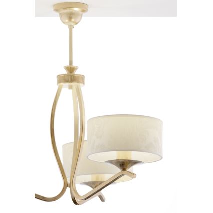 JUPITER 1274-KS3E - Taklampa med stång KASZMIR 3xE27/60W