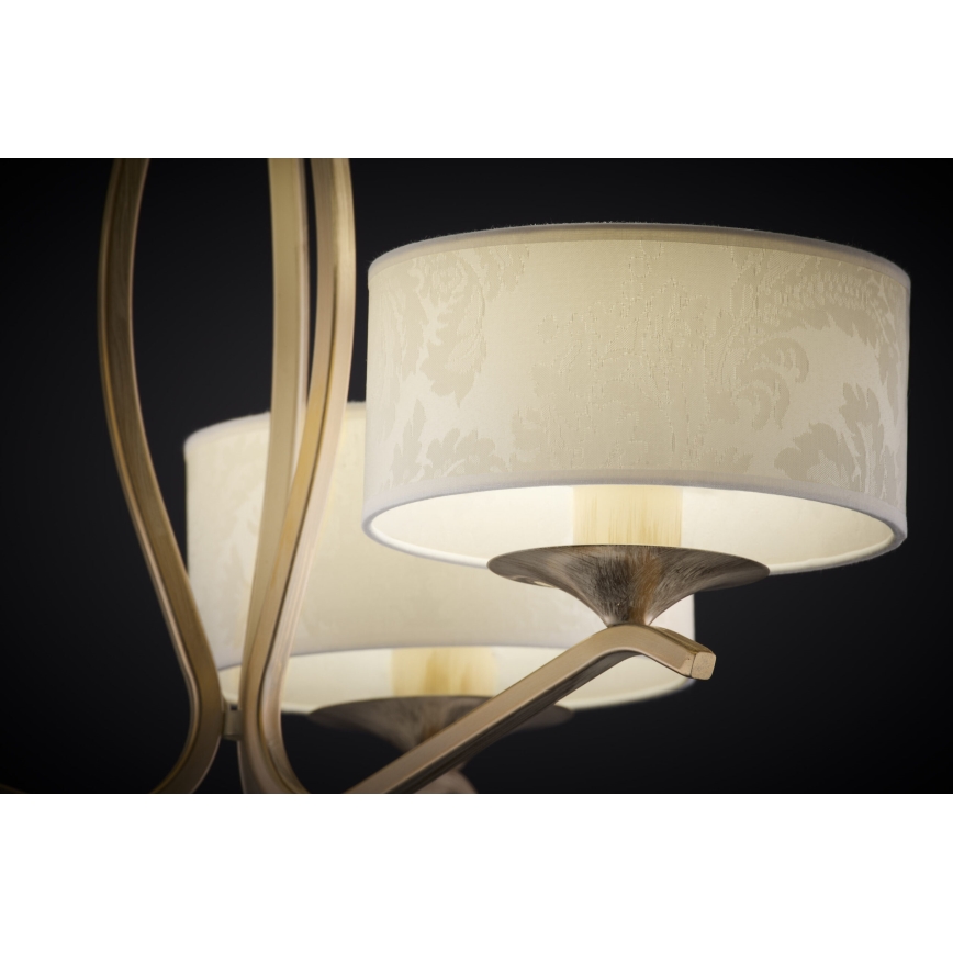JUPITER 1274-KS3E - Taklampa med stång KASZMIR 3xE27/60W