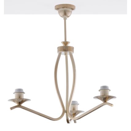 JUPITER 1274-KS3E - Taklampa med stång KASZMIR 3xE27/60W