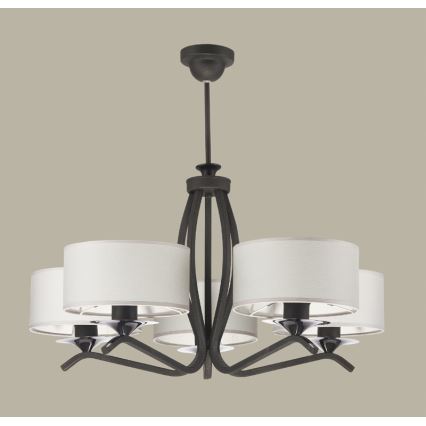 JUPITER 1279-KS5G - Ljuskrona KASZMIR 5xE27/60W