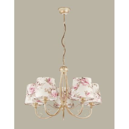 JUPITER 1284-SA5 - Hängande lampa SARA 5xE27/60W