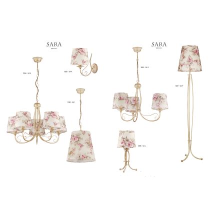 JUPITER 1287-SAP - Golvlampa SARA 1xE27/60W