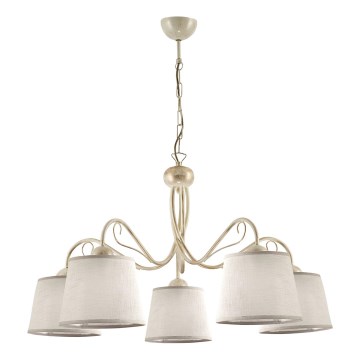 Jupiter 1354 - KM 5 E - Ljuskrona med kedja KAMELIA 5xE27/60W/230V