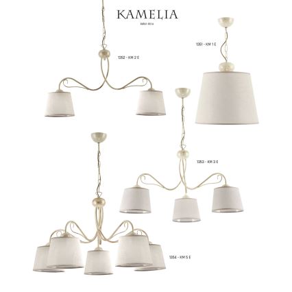 Jupiter 1354 - KM 5 E - Ljuskrona med kedja KAMELIA 5xE27/60W/230V