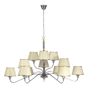 Jupiter 1411 - NESS NE 12 - Ljuskrona med kedja 12xE27/60W/230V