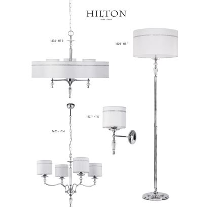 Jupiter 1428 - Bordslampa HILTON 1xE27/60W/230V