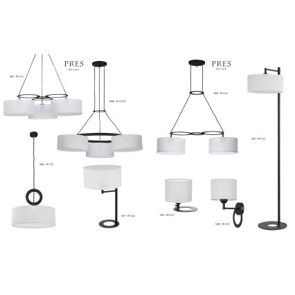 Jupiter 1469 - Väggbelysning PRES 1xE27/60W/230V