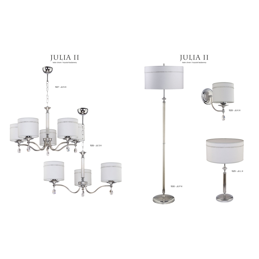 Jupiter 1527 - JU 5 H - Ljuskrona JULIA II 5xE27/60W