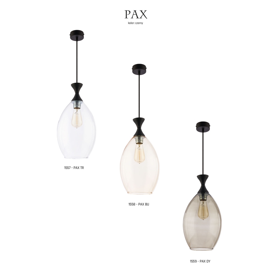 Jupiter 1557 - PAX TR - Hängande lampa PAX E27/60W