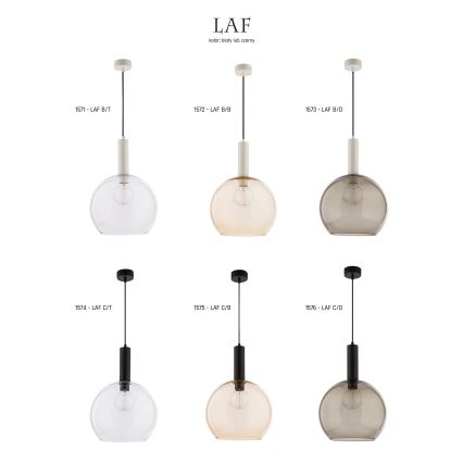 Jupiter 1576 - LAF C/D - Hängande lampa LAF E27/60W