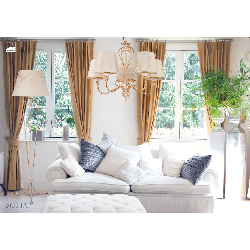 Jupiter 1595 - SI P EC - Golvlampa SOFIA E27/60W