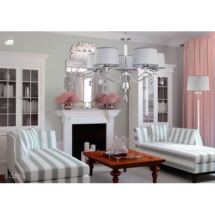 Jupiter 1604 - EG 5 CH - Kristallkrona EGIDA 5xE27/60W