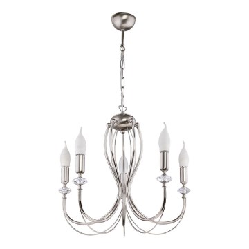 Jupiter 1615 - Ljuskrona med kedja MELODY 5xE14/40W/230V