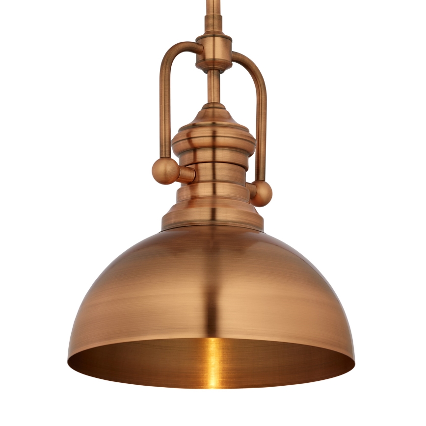 Jupiter 1788 - PT 1  - Hängande Ljuskrona PLATINO 1xE27/60W/230V koppar