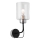 Jupiter 1885 - Vägglampa CERES 1xE27/15W/230V matt krom/svart