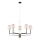 Jupiter 1886 - Takpendel ERIS 5xG9/14W/230V guld/svart/rökig beige