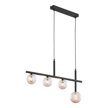 Jupiter 1905 - Hänglampa på kabel NEPTUN 4xG9/14W/230V svart