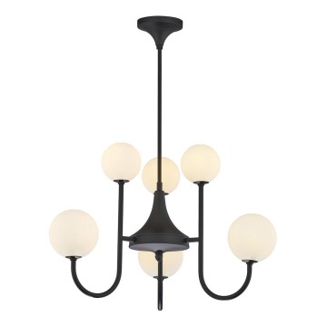 Jupiter 1947 - Pendelkrona SELEN 6xG9/40W/230V svart