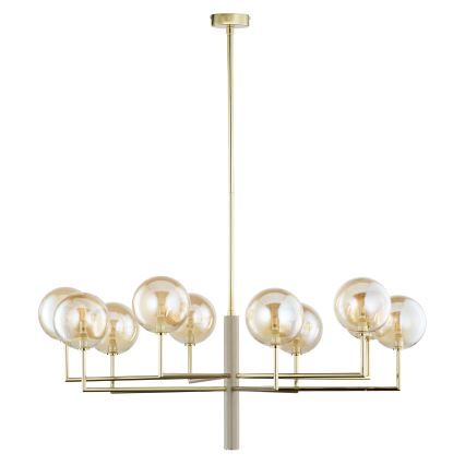 Jupiter 1977 - Pendelkrona FEME 10xG9/10W/230V guld/beige