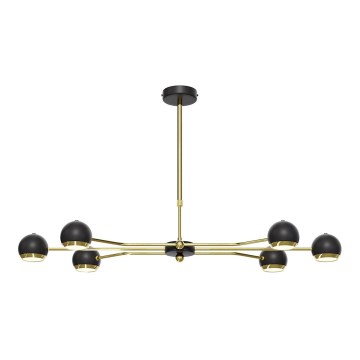 Jupiter 1979 - Pendelkrona TIANA 6xGU10/10W/230V svart/guld