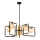 Jupiter 1984 - Pendelkrona IBRA 5xG9/10W/230V svart/guld/beige