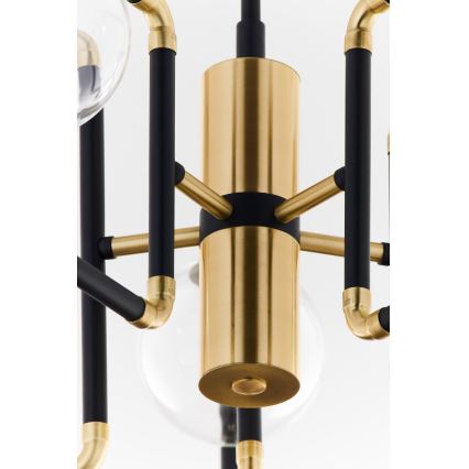 Jupiter 1985 - Pendelkrona IBRA 5xG9/10W/230V svart/guld