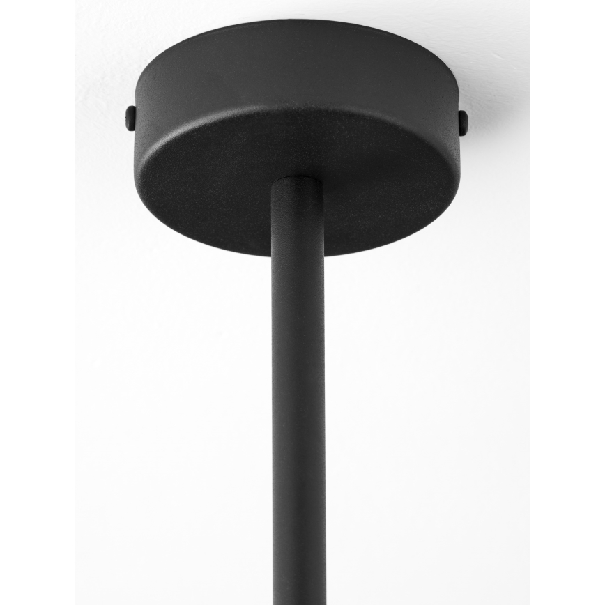 Jupiter 1995 - Pendelkrona MOKA 3xGU10/10W/230V + 3xG9/10W/230V svart/genomskinlig