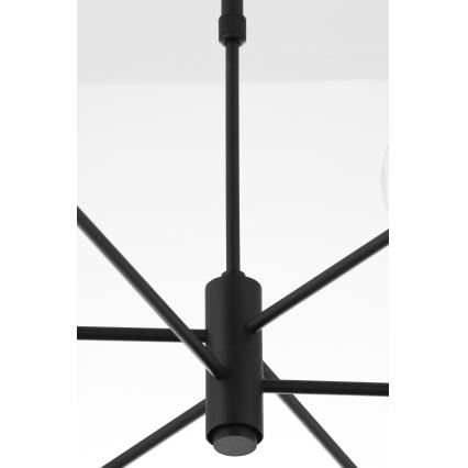 Jupiter 1997 - Pendelkrona MOKA 3xGU10/10W/230V + 3xG9/10W/230V svart/vit