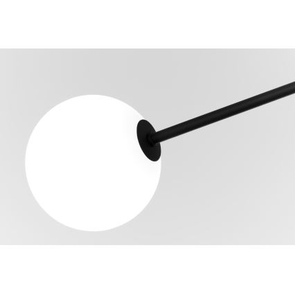 Jupiter 1998 - Pendelkrona MOKA 4xGU10/10W/230V + 4xG9/10W/230V svart/vit