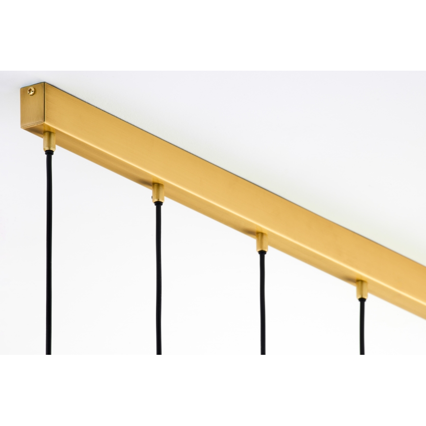 Jupiter 2011 - Ljuskrona med textilsladd ALAS 6xGU10/10W/230V guld