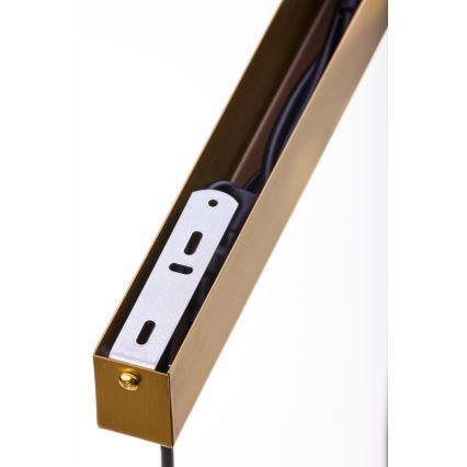 Jupiter 2011 - Ljuskrona med textilsladd ALAS 6xGU10/10W/230V guld