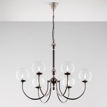 Jupiter 2022 - Ljuskrona på kedja BRILLANTE 6xG9/10W/230V skinande krom
