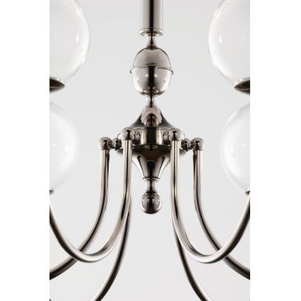 Jupiter 2022 - Ljuskrona på kedja BRILLANTE 6xG9/10W/230V skinande krom