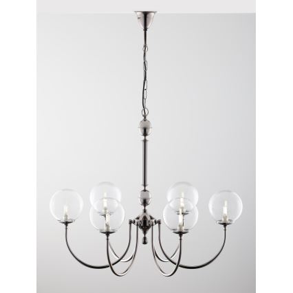 Jupiter 2022 - Ljuskrona på kedja BRILLANTE 6xG9/10W/230V skinande krom