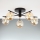 Jupiter 2047 - Ytmonterad ljuskrona PRATO 5xG9/10W/230V svart/beige