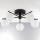 Jupiter 2049 - Ytmonterad taklampa PRATO 5xG9/14W/230V svart/vit